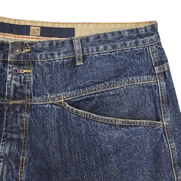 Vintage Marithe Francois Girbaud Shorts Mens Size 40 Jean Shorts Streetwear - Picture 4 of 14